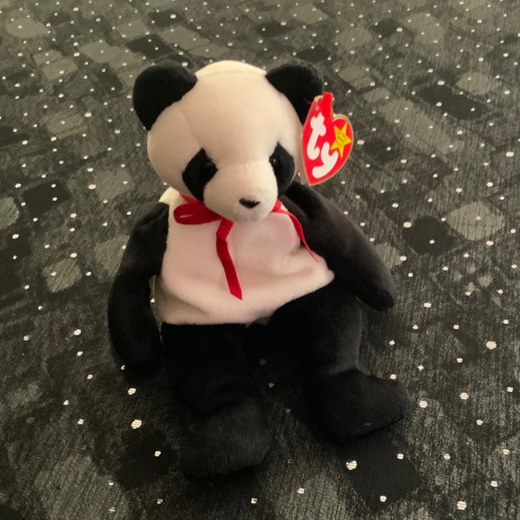 Ty beanie baby original Fortune the panda.NWT - Picture 2 of 5